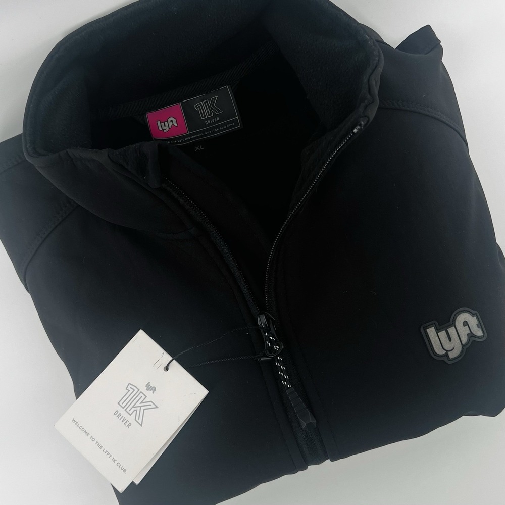 Lyft 1K Black Softshell Jacket Men's XL New Limited Edition